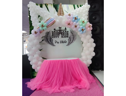 фотозона круглая "единорог"