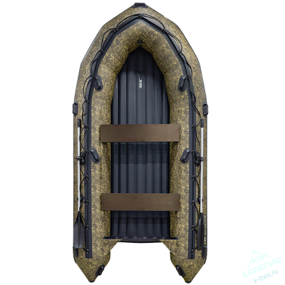 Лодка ПВХ Мастер Лодок Apache 3900НДНД Камуфляж камыш