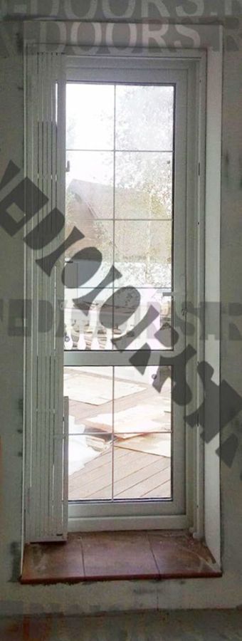 решетка раздвижная металлическая на окно – дверь в патио 22