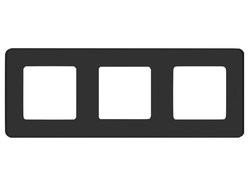 Legrand, Inspiria, Рамка 3 поста - антрацит