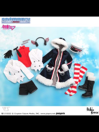 Одежда для куклы Мику Хацунэ (Cloth Dollfie Dream Hatsune Miku Snow 2022 Grand Voyage)