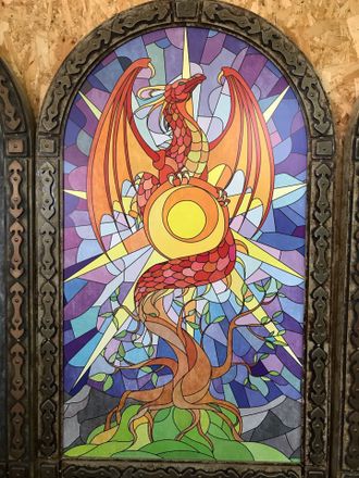 Decorative stained  glass