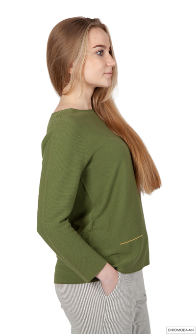 Пуловер женский с круглым вырезом Linea Cinque 03/33676 р. S (Акция)