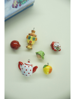 Комплект ёлочных игрушек "Чайные посиделки"