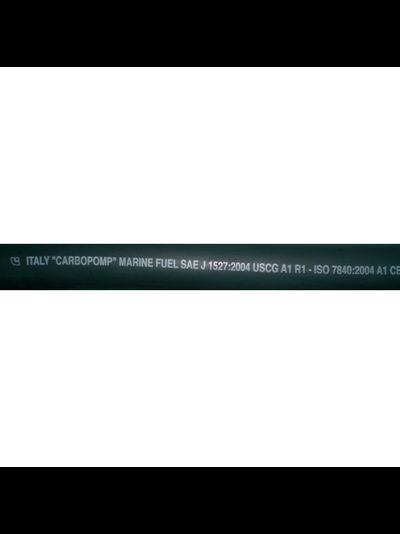 Специальный топливный шланг Hoses Technology Carbopomp/M10 TGLSL007016026040 Ø26ммx40м внутренний Ø16мм >10бар для дизельного топлива, биодизельного топлива и неэтилированного топлива из чёрной резины армированной синтетической нитью