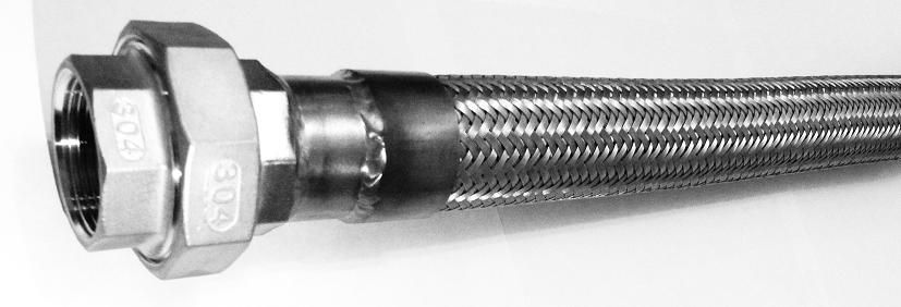 РВД Рукав высокого давления металлорукав из нержавейки 304 разъемное соединение американка (сгон) из