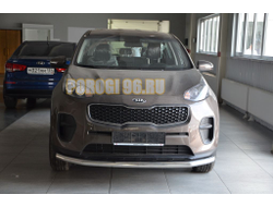 Защита переднего бампера d60 для Kia Sportage 2016-2018