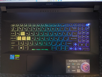 MSI Katana 17 B12VFK-463XRU ( 17.3 FHD IPS 144Hz I5-12450H RTX4060 (8Gb) 16Gb 512+512 Gb SSD )