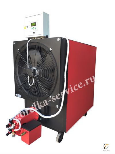 Калорифер на отработанном масле теплогенератор