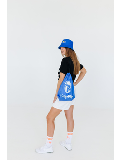 Рюкзак синий "Мяч рисованный"