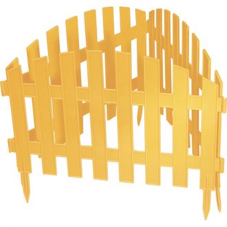 Забор декоративный &quot;Винтаж&quot; 28 x 300 см, желтый Россия Palisad