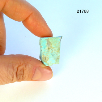 Бирюза натуральная (горбушка) Казахстан арт.21768: 4,6г - 20*17*9мм