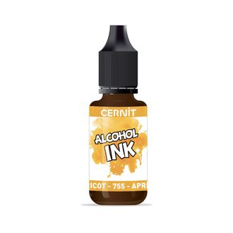 алкогольные чернила Cernit alcohol ink, цвет-apricot 755 (абрикосовый), объем-20 мл