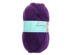 Пряжа Бисерная Пехорка Состав: 100% акрил высокообъёмный. Вес и длина нити:100 г/450 м. цвет Цикламен