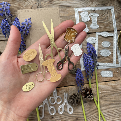 Набор ножей для вырубки "Курсы кройки и шитья"