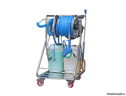 Моб. установка  с пеногенер. системой "Foam & Wash", 10-100 бар, с подачей воздуха, на 1 ср-во