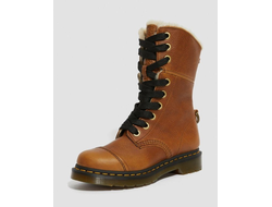 Dr Martens ботинки AIMILITA коричневые зимние женские