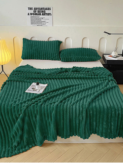 Плед CRISTELLE "Stripe premium" фланель 1,5-спальный 150x200 CST1520-06