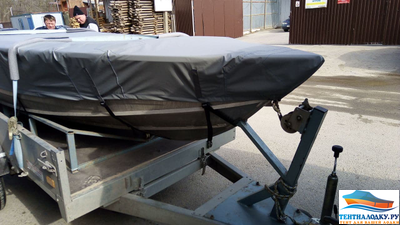 Тент на лодку WELLBOAT 42 (без лееров с кринолинами)