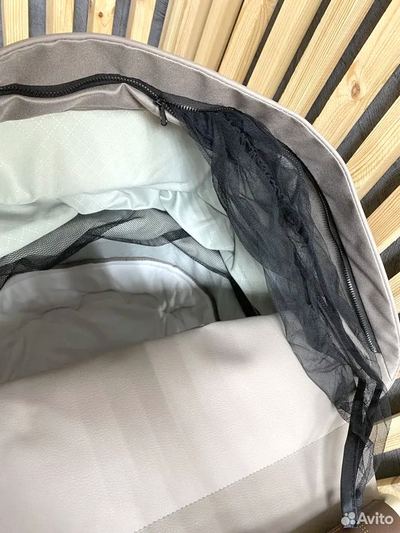 Детская коляска 2 в 1 Farfello Aimile Original Космический Латте Экокожа