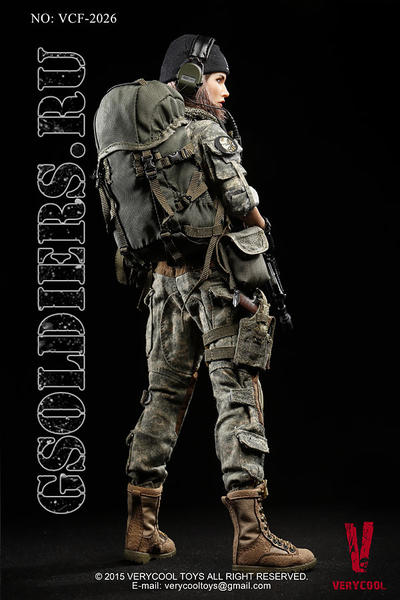 Коллекционная фигурка 1/6 ACU Camo Female Shooter VCF-2026 - VeryCool