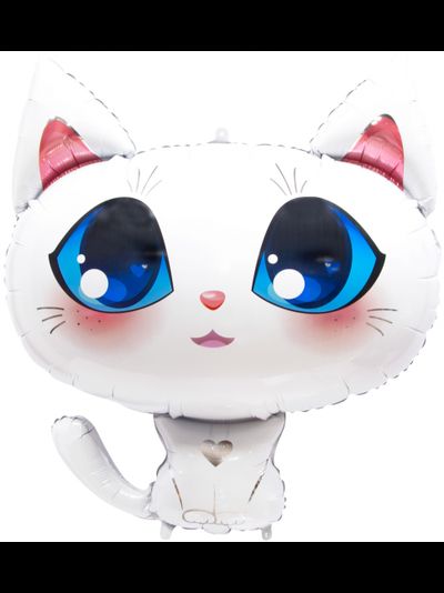 Шар Фигура Котенок Белый