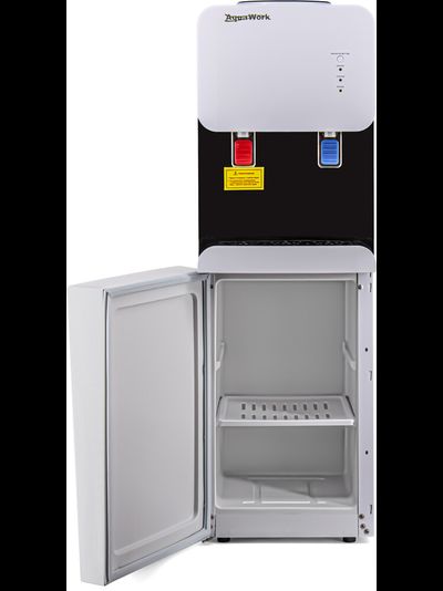 Кулер для воды Aqua Work 105-LDR бело-черный, с нагревом и электронным охлаждением