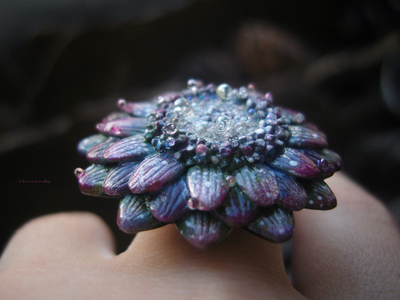 Кольцо "Цветок Галлициниума"