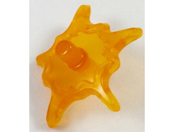 Power Burst, Shield Small with Bar Ends, Trans-Orange (35032f / 6218844 / 6218868)