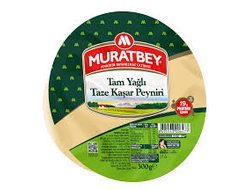 Сыр молодой полутвёрдый «Тазе Кашар Пейнир» (Tam Yağlı Taze Kaşar Peyniri), 300 гр., Muratbey, Турция