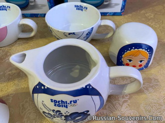 Чайный набор Sochi 2014 «Олимпийская Матрёшка» (200+380 мл)