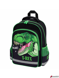 Рюкзак ПИФАГОР SCHOOL, 1 отделение, 3 кармана, «Dino roar», 38×28×14 см. 272080
