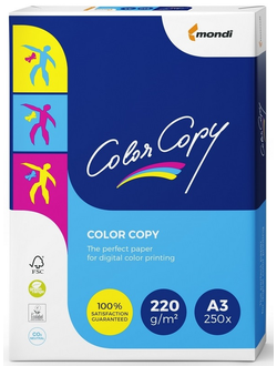 Бумага для цветной лазерной печати Color Copy формат А3, 220г/кв.м (250 листов)