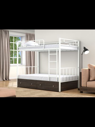 Двухъярусная кровать Валенсия 120 Белый