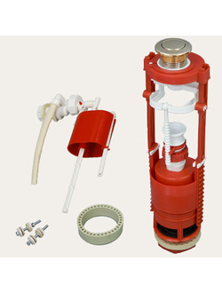 Арматура в бачок двойн. Пл. Кноп, Бок. Подвод  AC-11.1 (A-17/8) РБМ