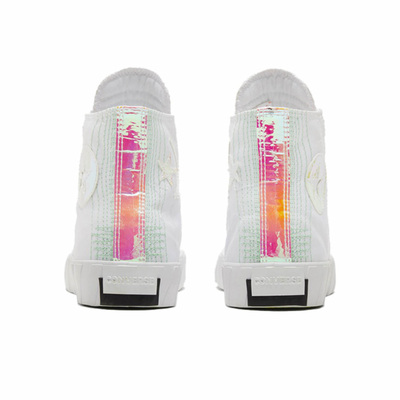 Iridescent converse clearance white