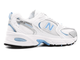 New Balance 530 White (Белые с голубым) Арт3 сбоку