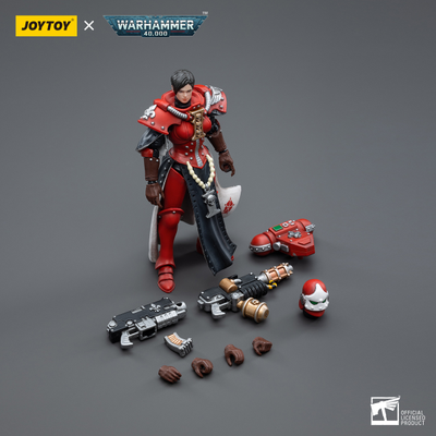 Сестра Битвы Ордена Кровавой Розы Игнатия (Warhammer 40k) - КОЛЛЕКЦИОННАЯ ФИГУРКА 1/18 Adepta Sororitas Battle Sisters Order of the Bloody Rose Sister Ignacia (JT4539) - JOYTOY