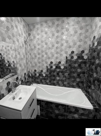 Плитка настенная Belani Дайкири Декор Микс 30 х 60 см шестиугольники Береза керамика