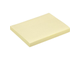Стикеры Kores 100x75 мм пастельные желтые (1 блок, 100 листов)