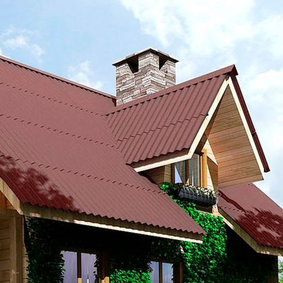 Ондулин ПРОФИ Коричневый 1,95м*1,045м