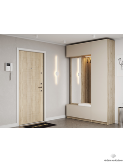 БОСТОН прихожая модульная ЛДСП  Дуб Крафт серый / Кашемир