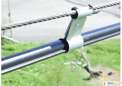 Монтаж сип кабеля на даче в Подмосковье ИВАНМАСТЕР