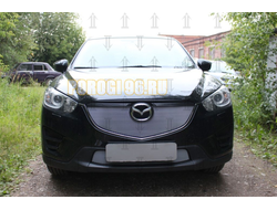 Защита радиатора Mazda CX-5 2012-2017 chrome низ