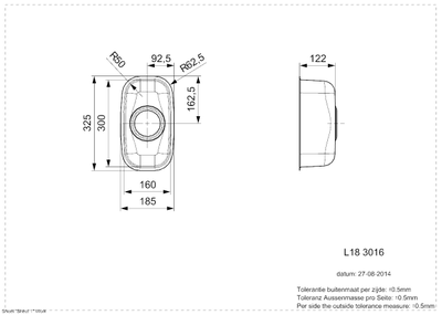 Мойка Reginox L18 3016 OKG lux