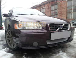 Защита радиатора Volvo S60 I 2004-2010 рестайлинг chrome
