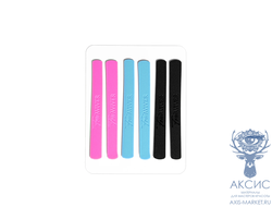 FreiAVIVER Компенсаторы для ламинирования ресниц (розовый, голубой, черный), 3 пары