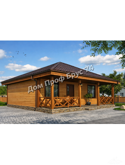 «Поллукс»  9,66 х 7,66 м — 74 м²