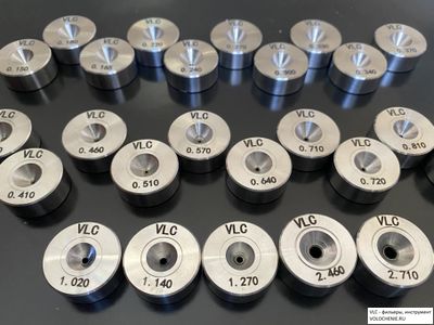 VLC Фильеры (волоки) PCD для жесткой проволоки диаметром   двигателя   4.501-5.000