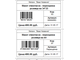 Обработка печати этикеток с ценой на этикетку размером 43*25